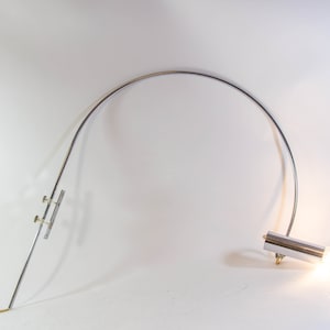 Midcentury wall arch lamp | Touch | Full chrome | Dutch design | Vintage 70&#39;s