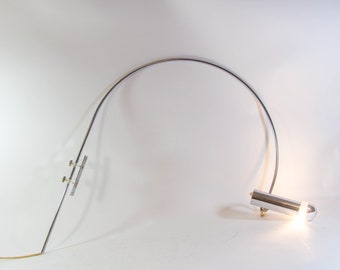 Midcentury wall arch lamp | Touch | Full chrome | Dutch design | Vintage 70&#39;s