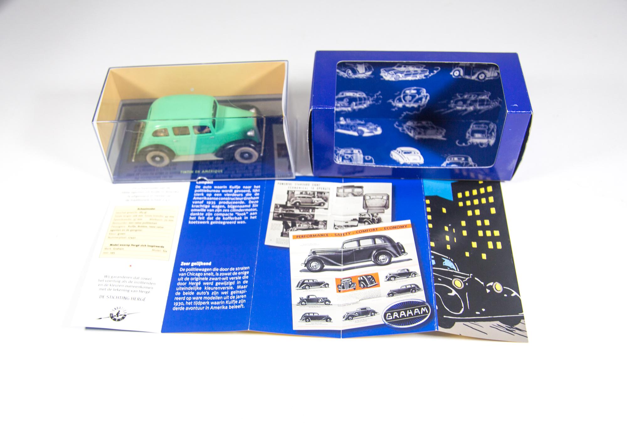 Tintin Car Model | 1/43 | Graham Six | Tintin in America