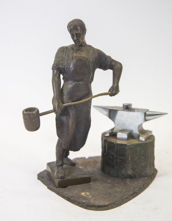 ブロンズ風小人像 樽付き 約15cm 鬼神誌 鬼侍 ブロンズ像｜ 氷山 | sumart