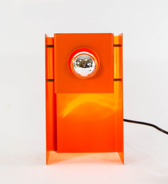 les Statistisch lokaal Space-age Cube Lamp Philips NTS 9 Vintage 70's RARE - Etsy Norway
