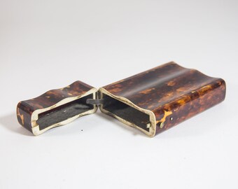 Antique cigar case | tortoise shell | Early 19th century