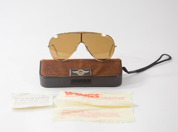 Ray Ban Wings | Light Brown Single Lense | Bausch & Lomb | MINT