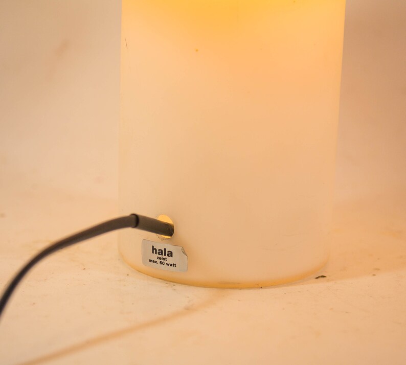 Vintage mushroom lamp | XL version | Hala Zeist | white opaline glass | vintage 80's image 5