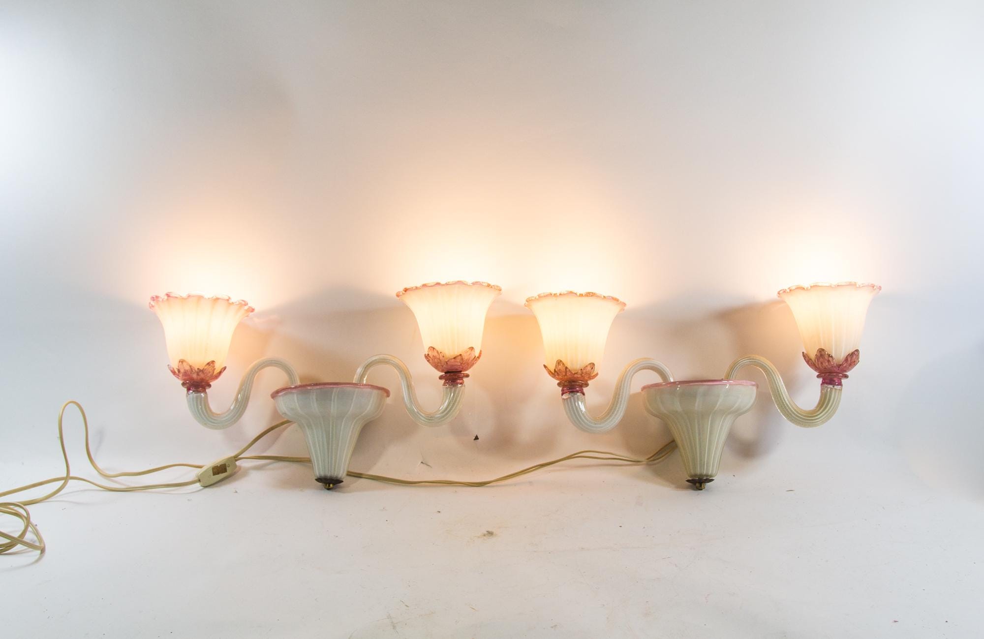 MURANO Barovier&Toso 壁面 ウォール ランプ ムラノ ガラス MURANO Barovier&Toso 壁面 ウォール ランプ ムラノ ガラス