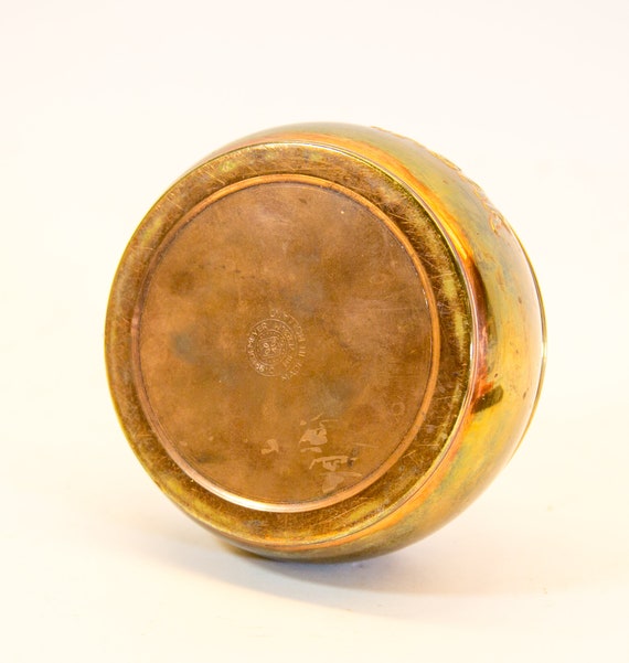 Antique Tobacco Jar | Full brass | vintage 20's - image 3