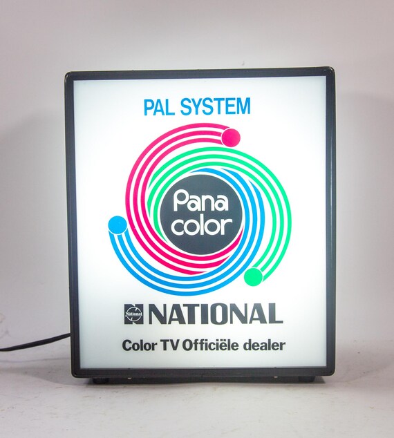 Advertising Light Display | National | Panacolor | Vintage 70's - Etsy