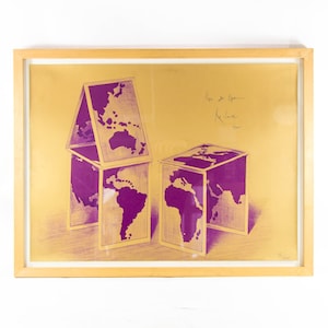 Serigrafía | Rob Scholte | Artista holandés | Esperanza y optimismo | 1992 | 55 x 75 cm