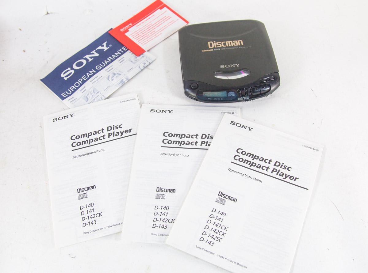 【動作品】SONY DISKMAN D-140 【美品】 Sony Discman D-140 | eBay
