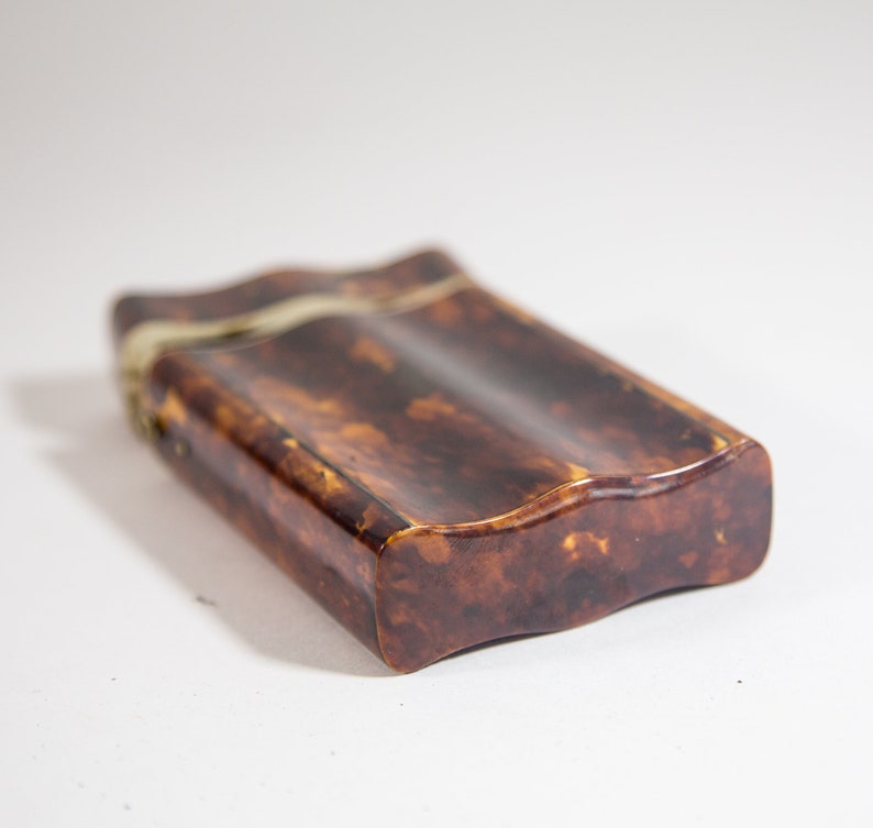 Antique cigar case tortoiseshell Early 19th century image 8