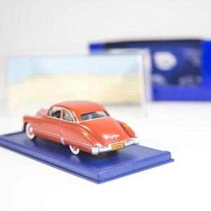 Modello di auto TinTin | 1/43 | Buick Roadmaster | Terra dell'oro nero | Scatola originale e certificato | Edizione Atlante immagine 4