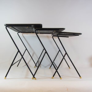 Midcentury Nisttische | 3er Set | Pilastro | Vintage 60er Jahre Design
