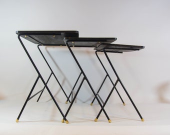 Midcentury nesting tables | Set of 3 | Pilastro | Vintage 60's design