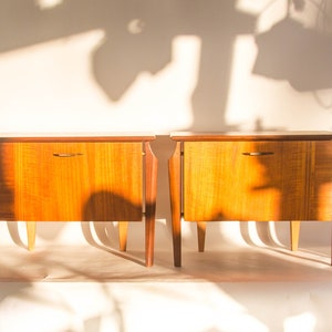 Nightstand cabinets | Louis van Teeffelen for Wébé | Space-age furniture | set of 2 | Vintage 60&#39;s