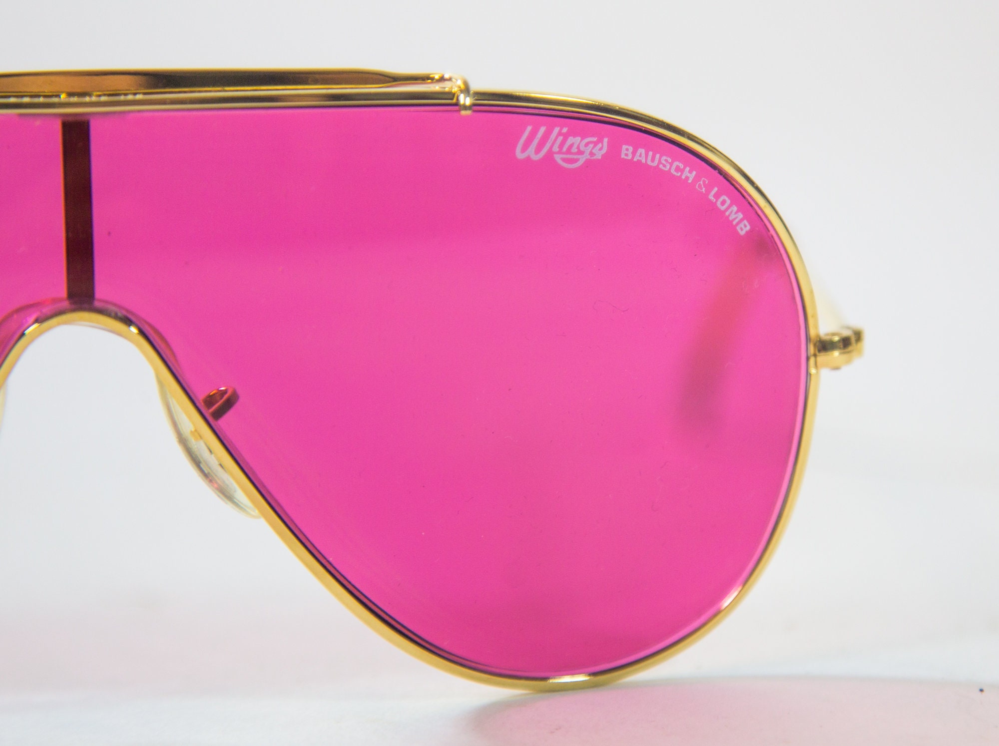 Ray Ban Wings | Pink Single Lense | Bausch & Lomb | MINT Ray Ban Wings | Pink Single Lense | Bausch & Lomb | MINT