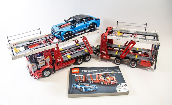 Lego Set 42098 Car Transporter and Sports Car Lego Technic Vintage 90 s Etsy Canada