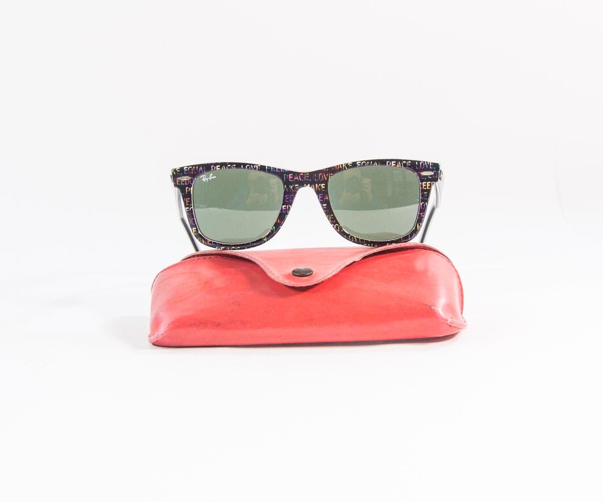 Ray-Ban Wayfarer Peace and Freedom Special Series #5 Sunglasses with Case & Box Ray-Ban Men main image 2