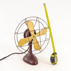 Art-Deco-Ventilator Industriedesign Gusseisen Basis | Etsy