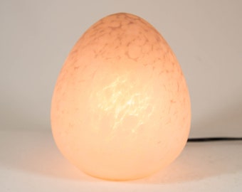 Vijf camouflage Waarschijnlijk Glass Egg Lamp Attr Verrerie De Vianne Light Purple Glass - Etsy Israel