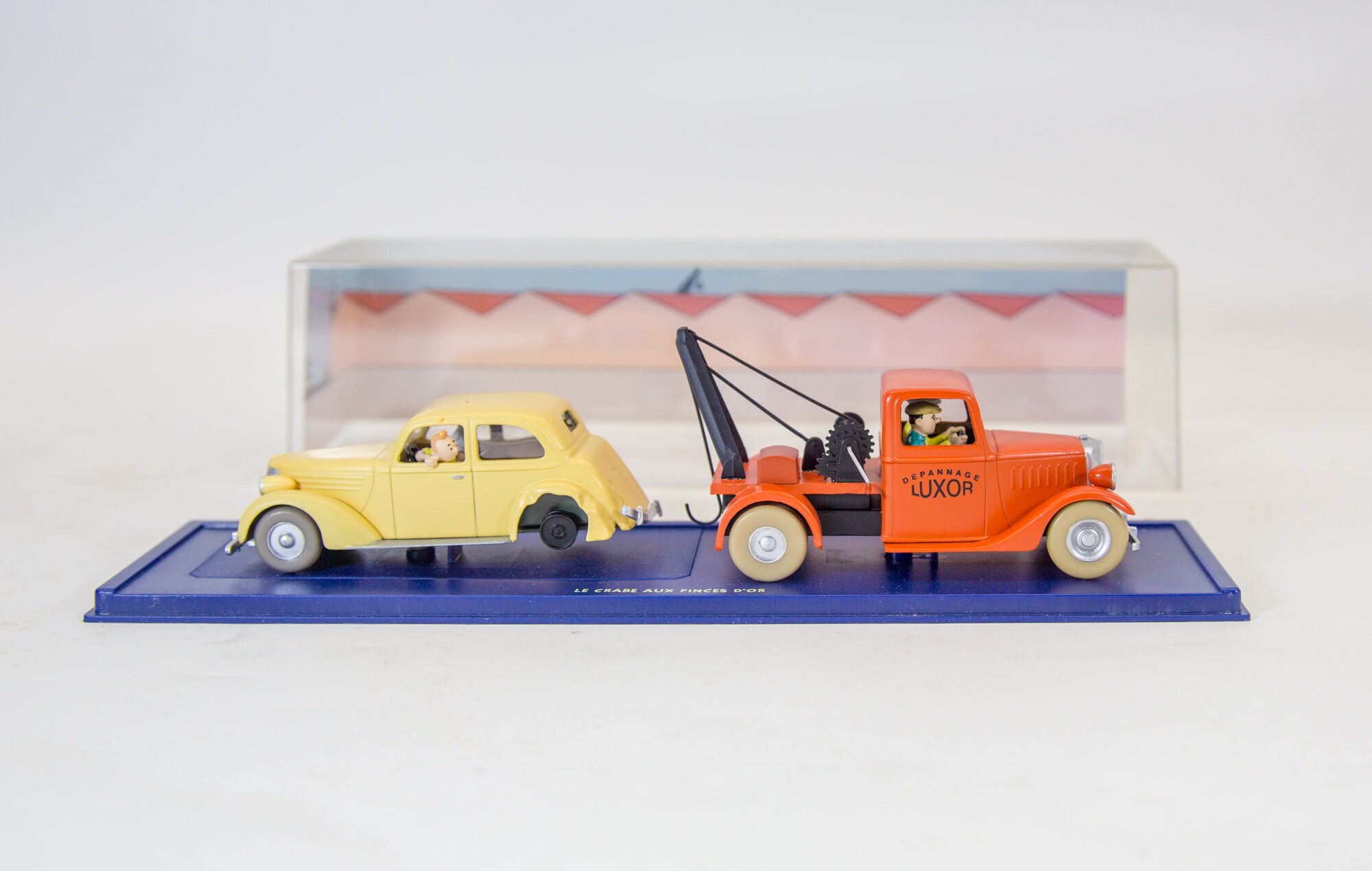 Lot De 5 Voitures Miniatures Tintin Atlas 1/43 – Jaguar, Dépaneuse, MG – Échelle 1:43