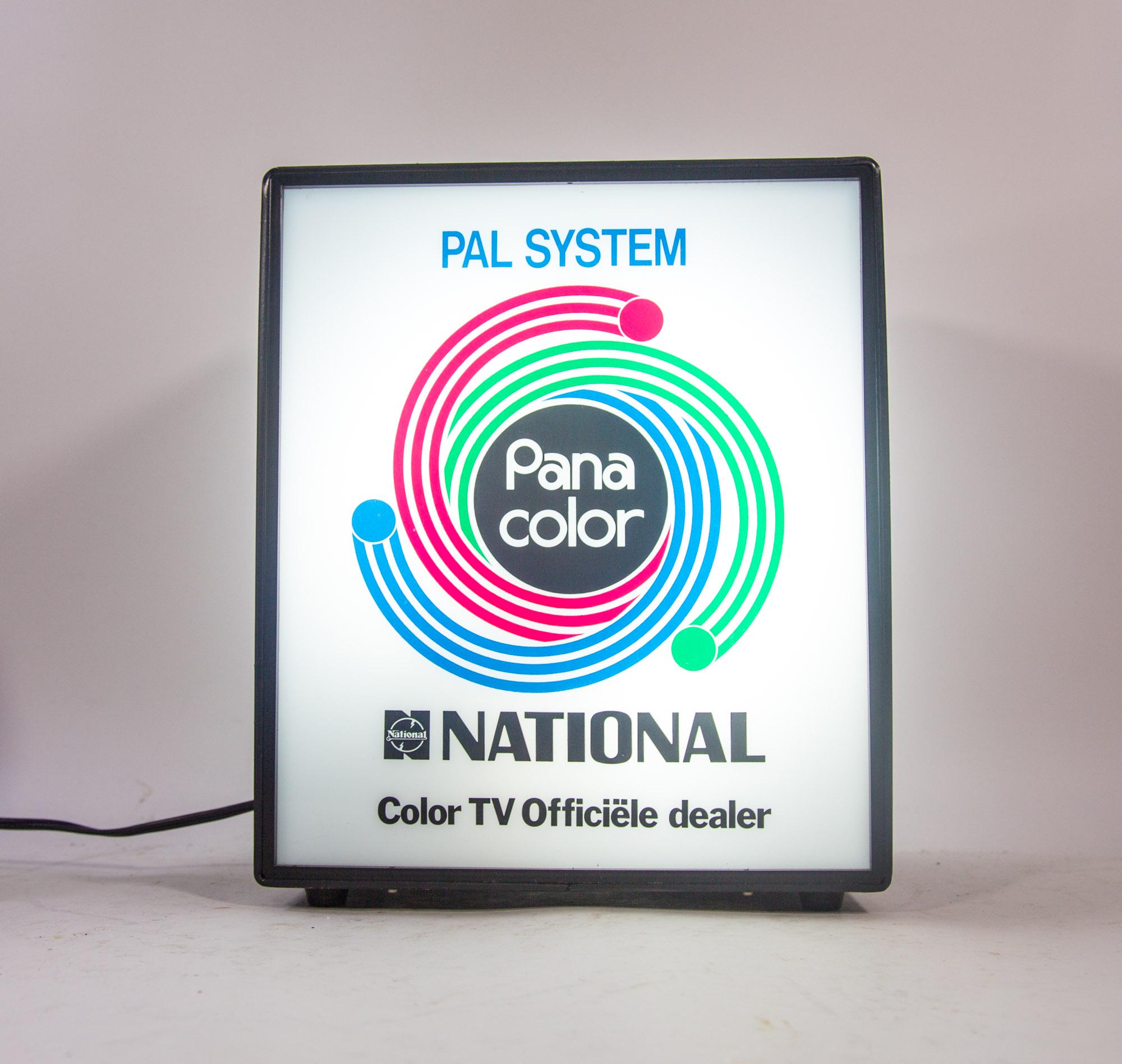 Advertising Light Display | National | Panacolor | Vintage 70's - Etsy