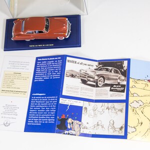 Modello di auto TinTin | 1/43 | Buick Roadmaster | Terra dell'oro nero | Scatola originale e certificato | Edizione Atlante immagine 7