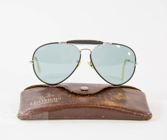 Ray-Ban Leathers Outdoorsman/ Lenti blu modificabili / | Etsy Italia