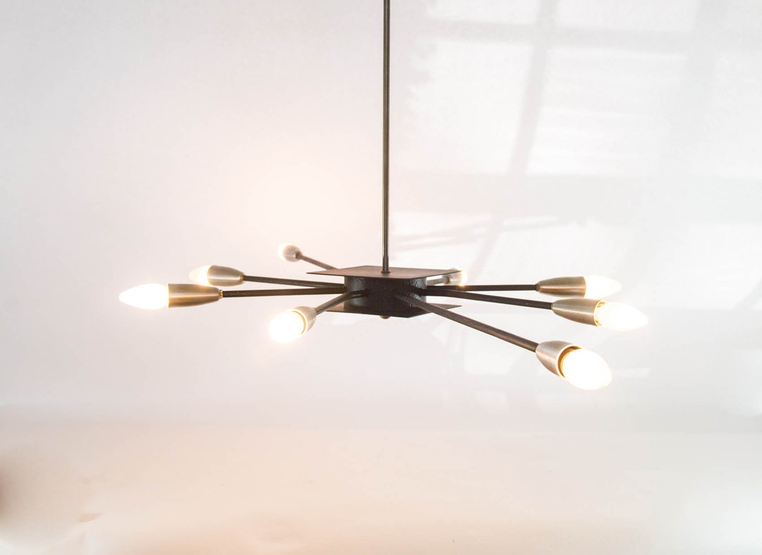 L084 Chrome Spider Chandelier main image 0