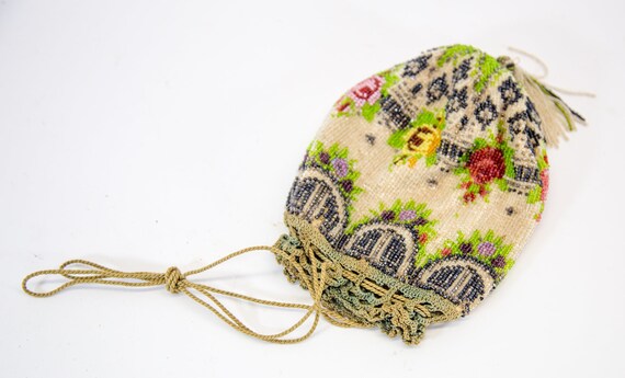 Antique beaded purse | Victorian antique | colorf… - image 5