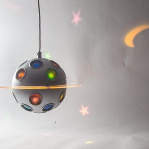 IKEA Blimp | Vintage ceiling lamp | Galaxy projection | 80's design | Boxed