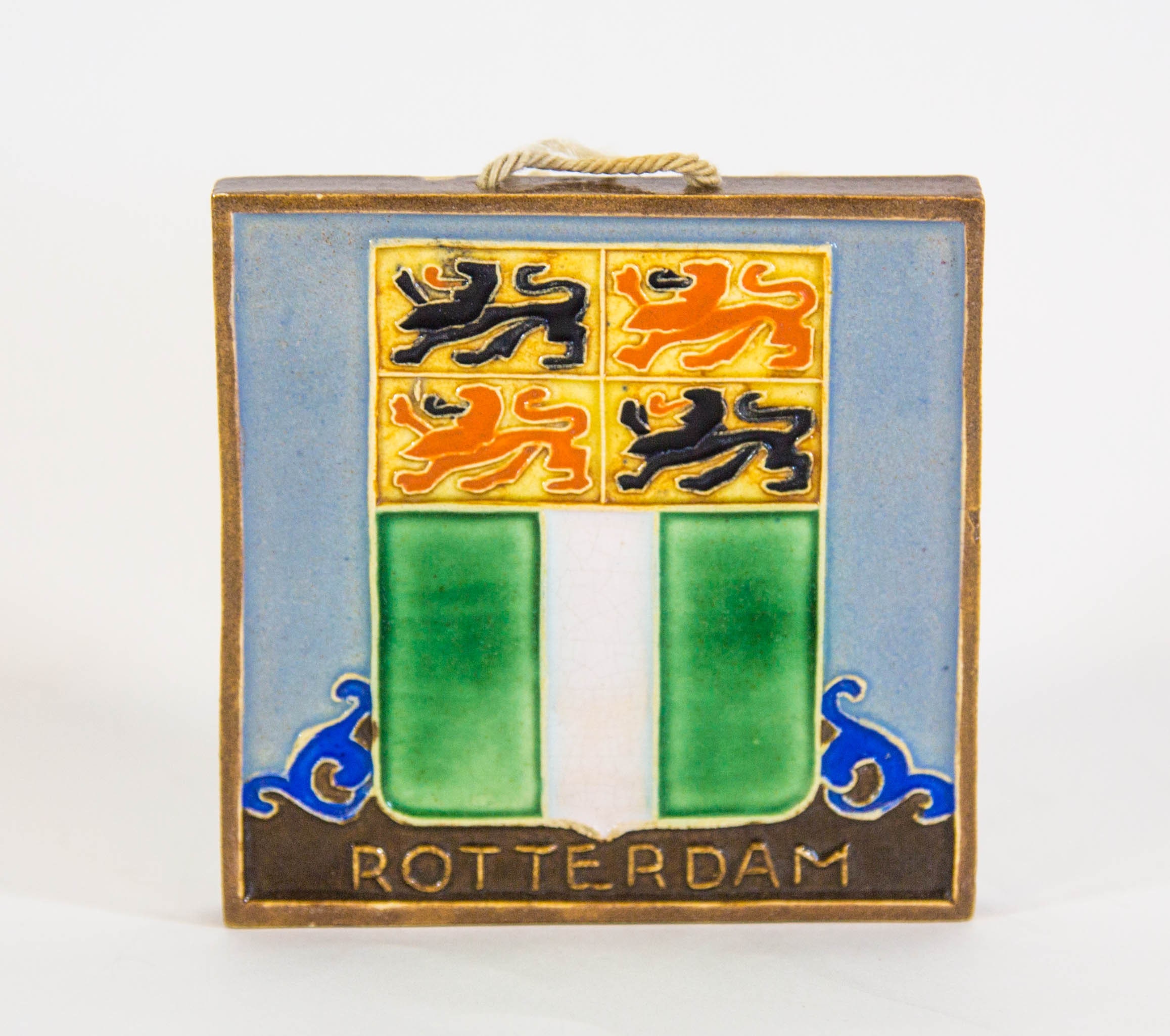 Westraven Utrecht | wall plaque Rotterdam | City crest | Vintage 30's