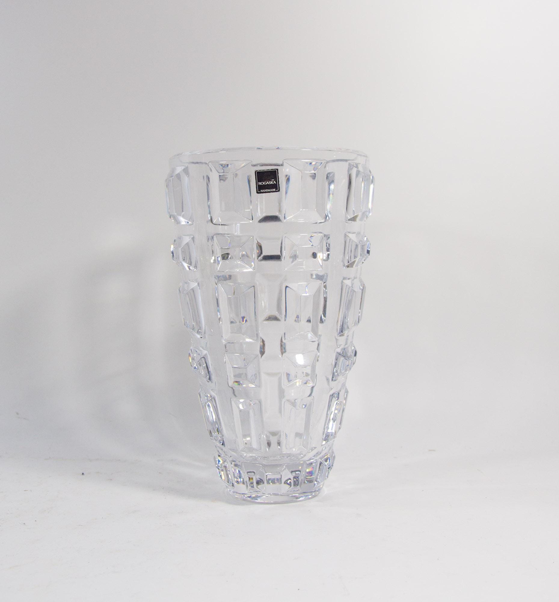 ROGASKA 手作り鉛クリスタル花瓶 ROGASKA 手作り鉛クリスタル花瓶