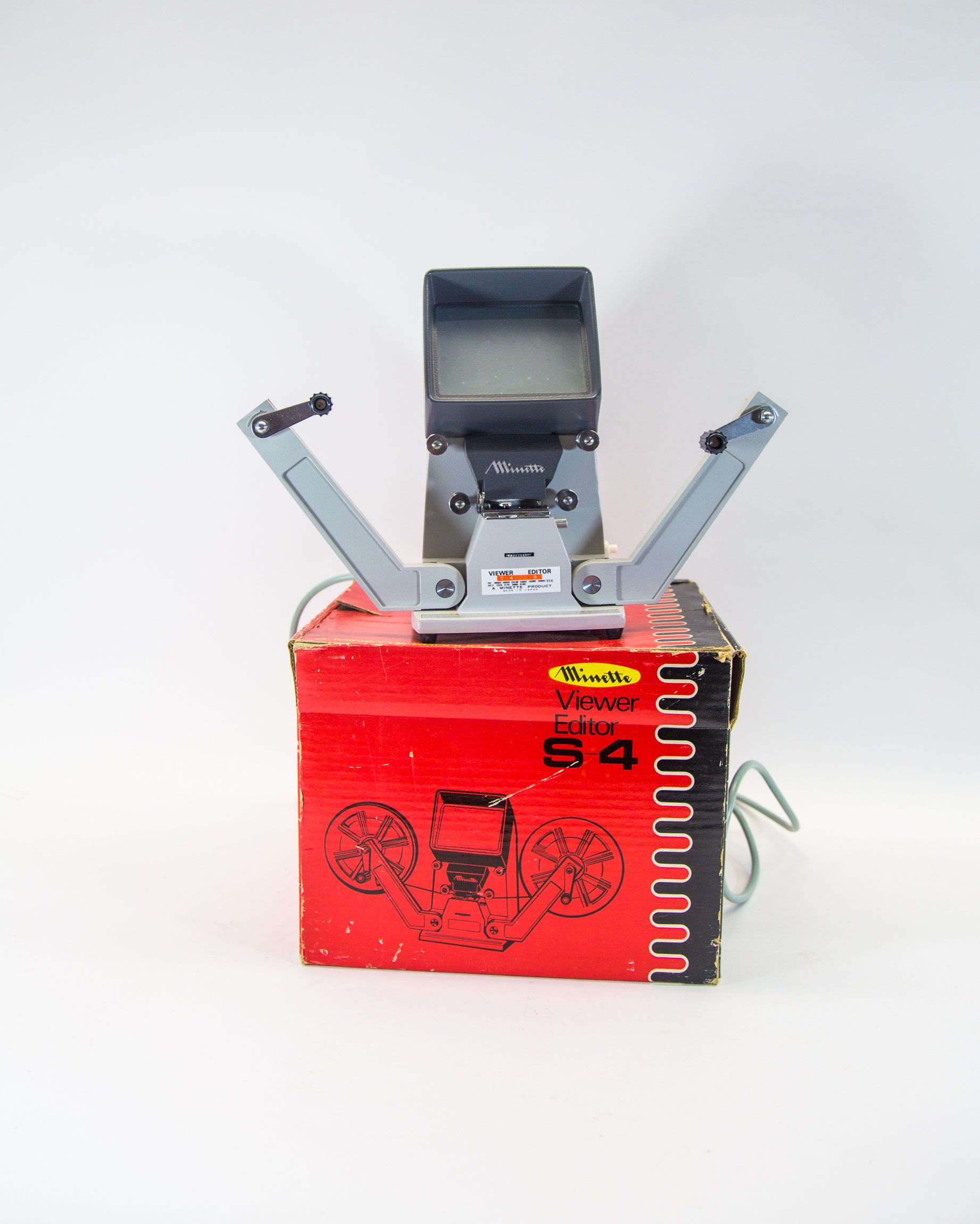 Vintage 8mm Film Editor Viewer | Minette S4 | Original Box | for