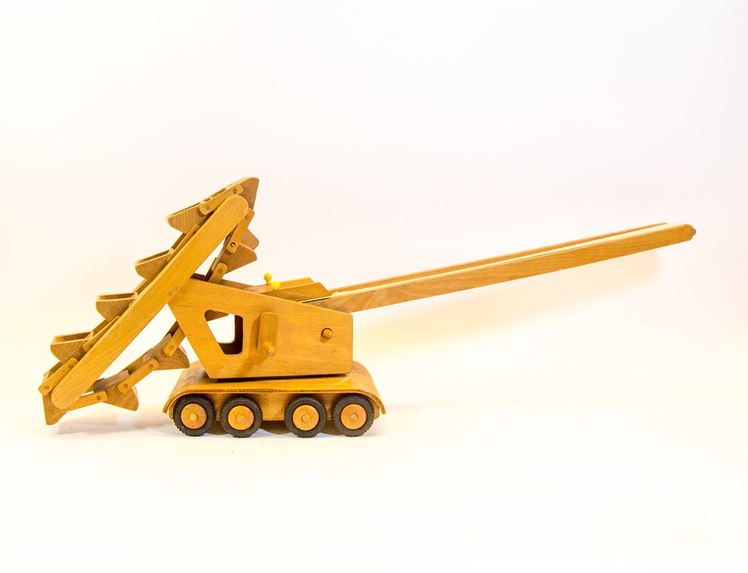 Toy Conveyor Belt and Dragline Plywood Friedrich Frobel Etsy