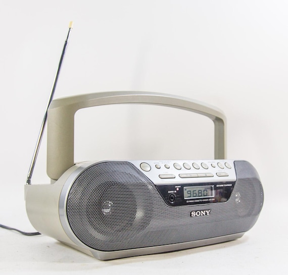 Sony Boombox | Model CFD-S05 | CD, Cassette and FM Radio | Vintage