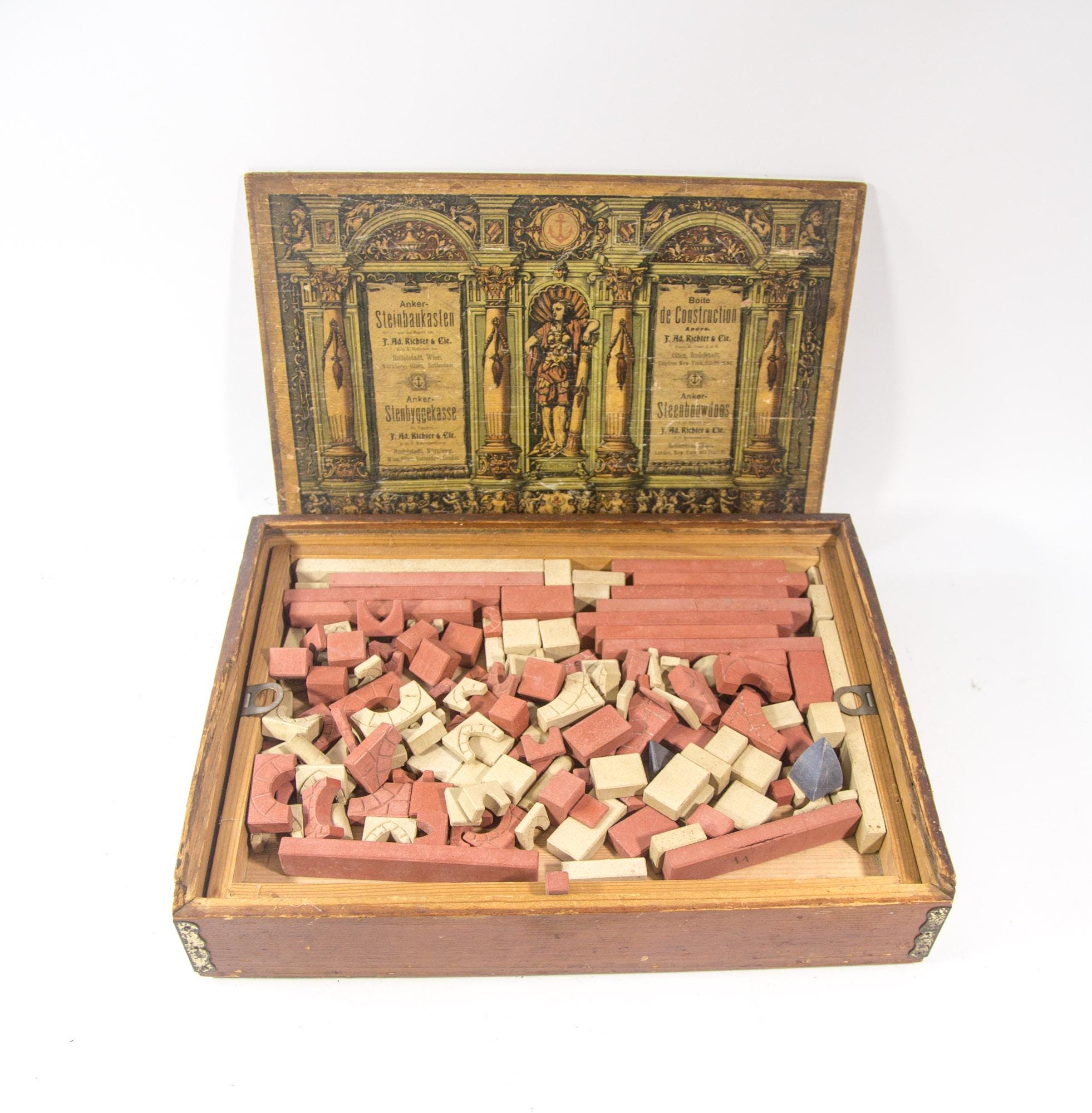 Anchor Steinbaukasten | Antique Stone Building Blocks | Original