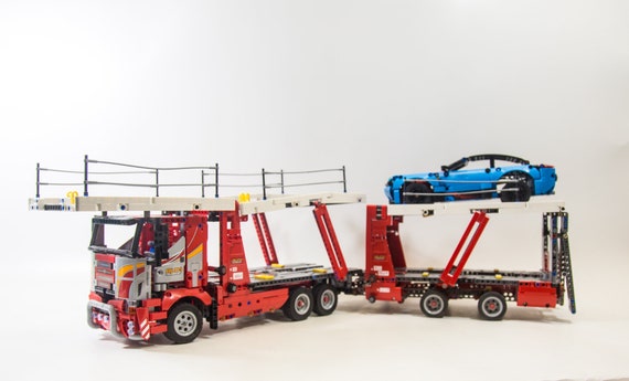 Lego Set 42098 Car Transporter and Sports Car Lego Technic Vintage 90 s Etsy