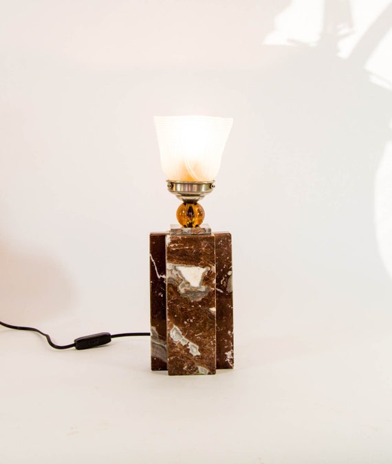 Classic art deco table lamp | Full marble base | 1920's Classic art deco table lamp | Full marble base | 1920's