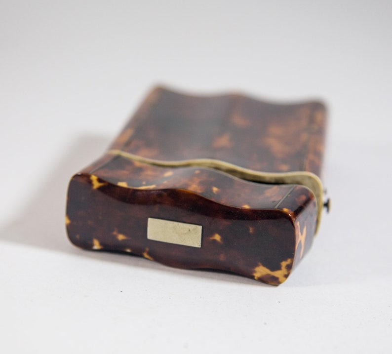 Antique cigar case tortoiseshell Early 19th century image 2