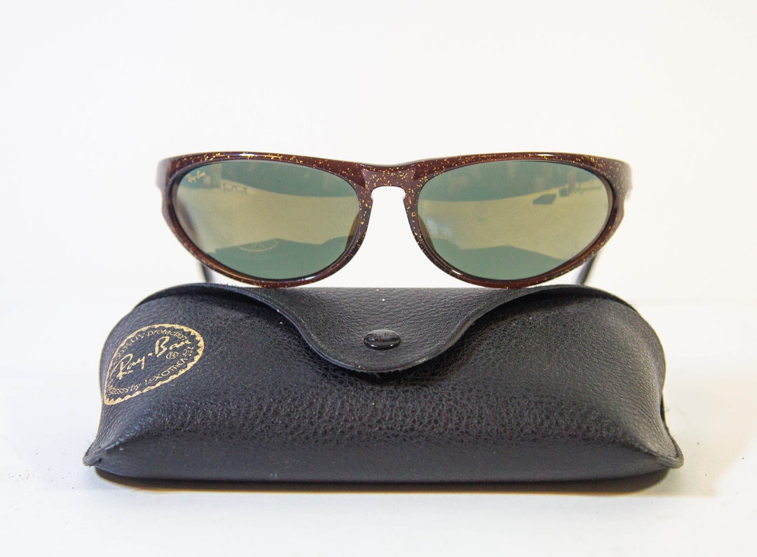 Rayban Sidestreet Skyline Model W2354 Brown Glitter Frame Bausch