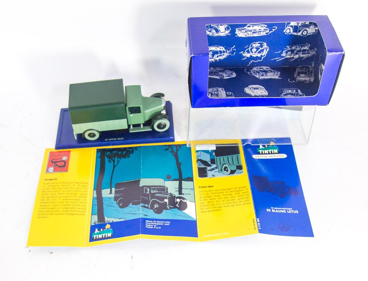 Tintin Car Model | 1/43 | Opium Truck | the Blue Lotus | #53