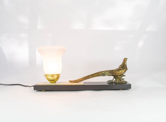 pheasant table lamp