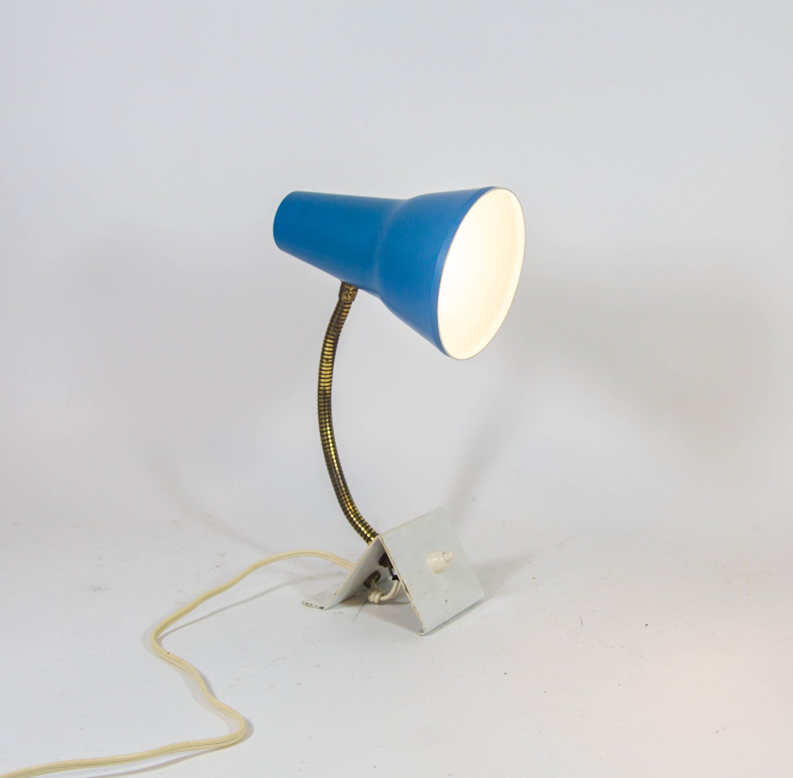 Hubert Hudson Wanten Oneerlijk Midcentury Desk Lamp Anvia Dutch Design Vintage 60's - Etsy