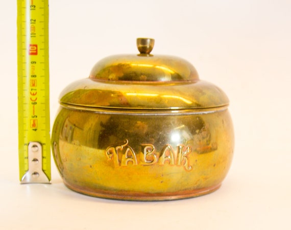 Antique Tobacco Jar | Full brass | vintage 20's - image 8