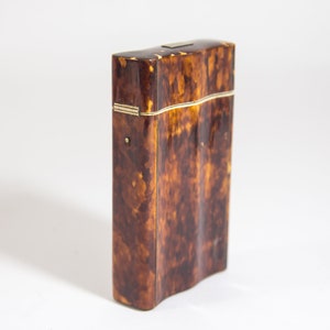 Antique cigar case tortoiseshell Early 19th century image 5