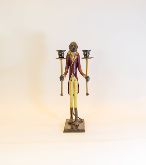 Bronze Monkey Butler Maitland Smith Vintage 80 s Etsy UK