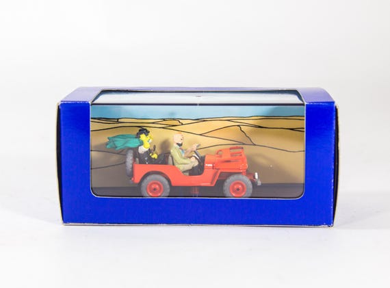 Tintin Car Model | 1/43 | Willys Jeep | Land of Black Gold