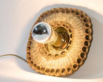 Fat lava wall lamp | Glazed ceramic | Herda | weird design | vintage 70's