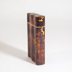 Antique cigar case tortoiseshell Early 19th century image 4