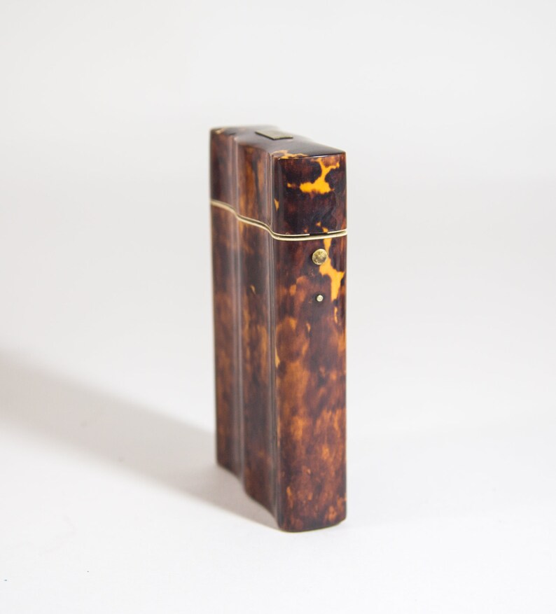 Antique cigar case tortoiseshell Early 19th century image 4